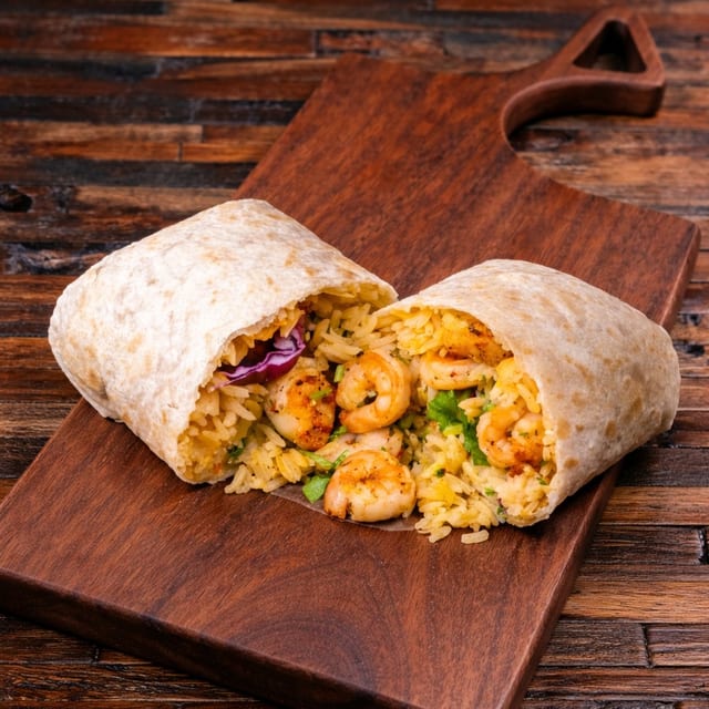Shrimp Burrito.