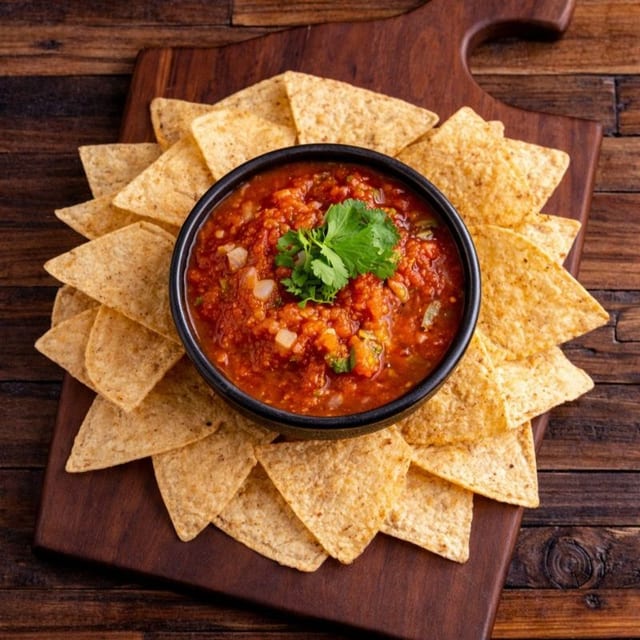 Small Fresh Salsa & Chips.