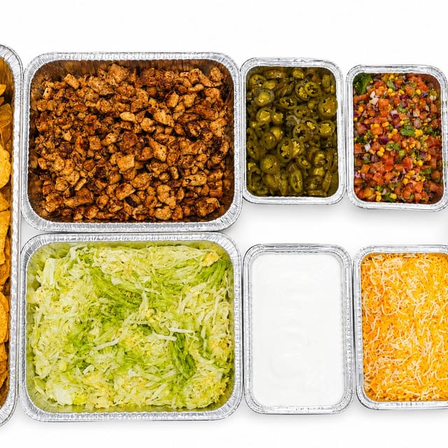 Fiesta Nacho Bar - Two Proteins.