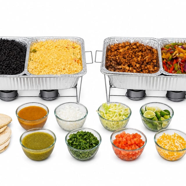 Taco Bar - Three Proteins.