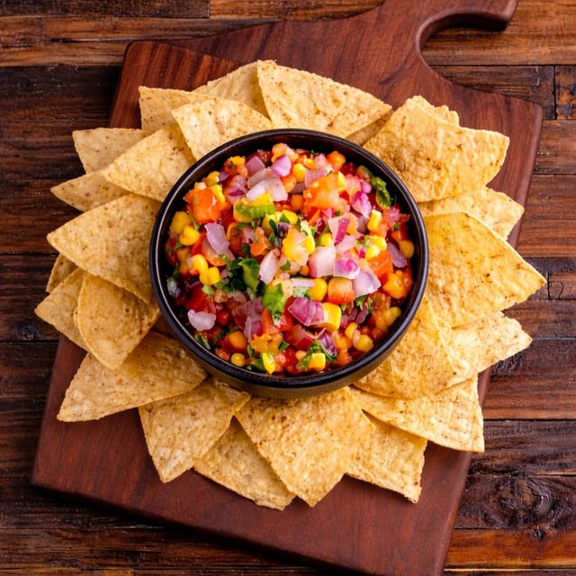 Large Pico De Gallo & Chips.