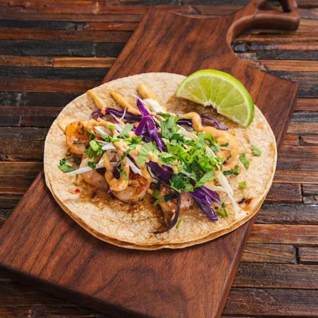 Shrimp Taco Dinner.