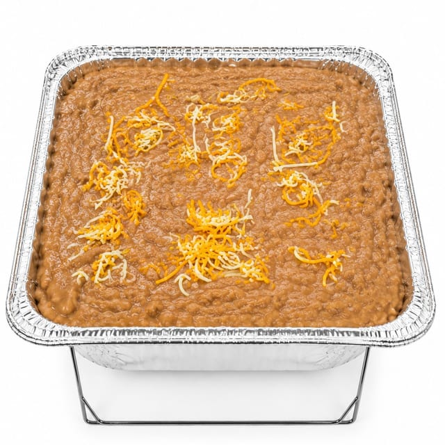 Refried Beans Half Tray.