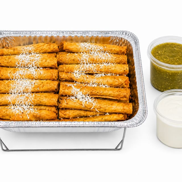 Crispy Taquitos de Papa.
